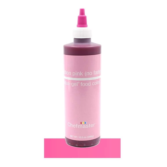 Chefmaster Liqua-Gel Color, 10.5 Ounce: Ribbon Pink No Fade