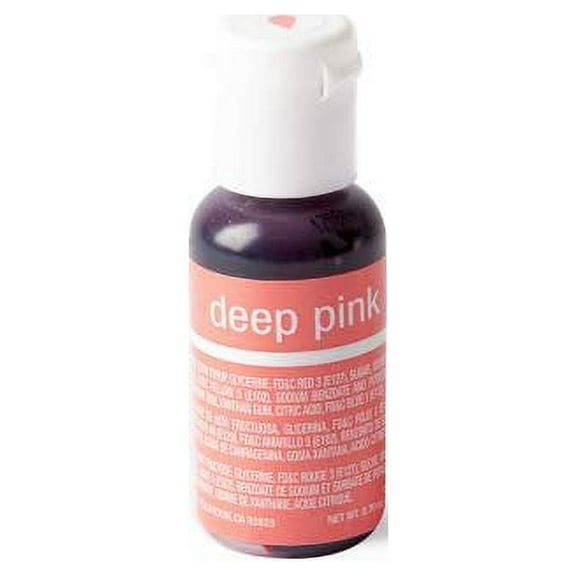 Chefmaster Liqua-Gel Concentrated Food Color .75 oz Deep Pink
