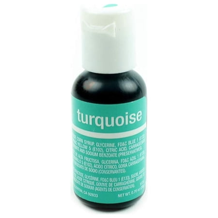 Chefmaster Liqua-Gel Food Color 0.70 Ounce - Turquoise