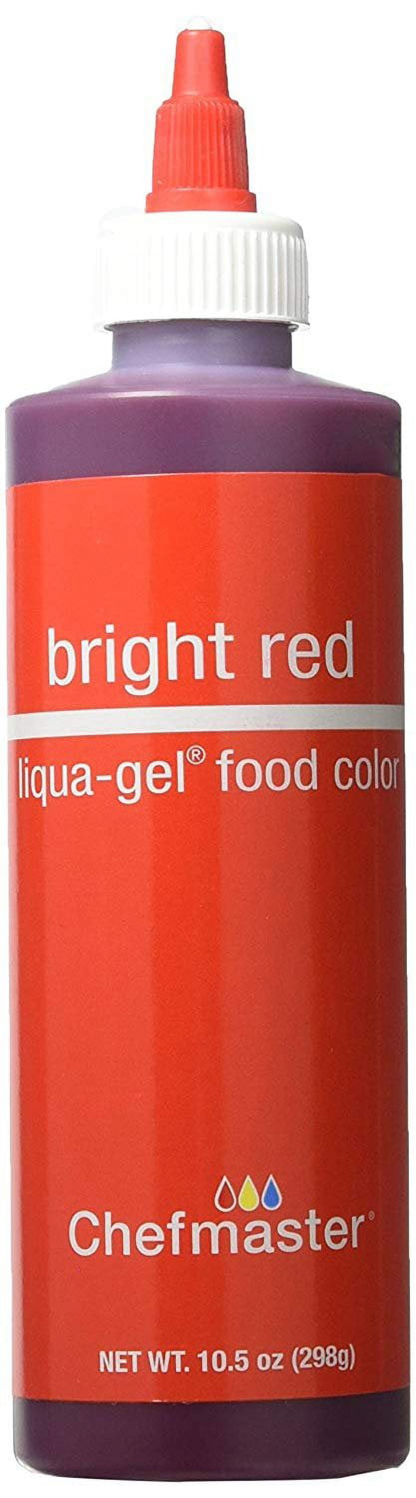 Chefmaster Liqua-Gel Food Color, 10.5-Ounce, Bright Red