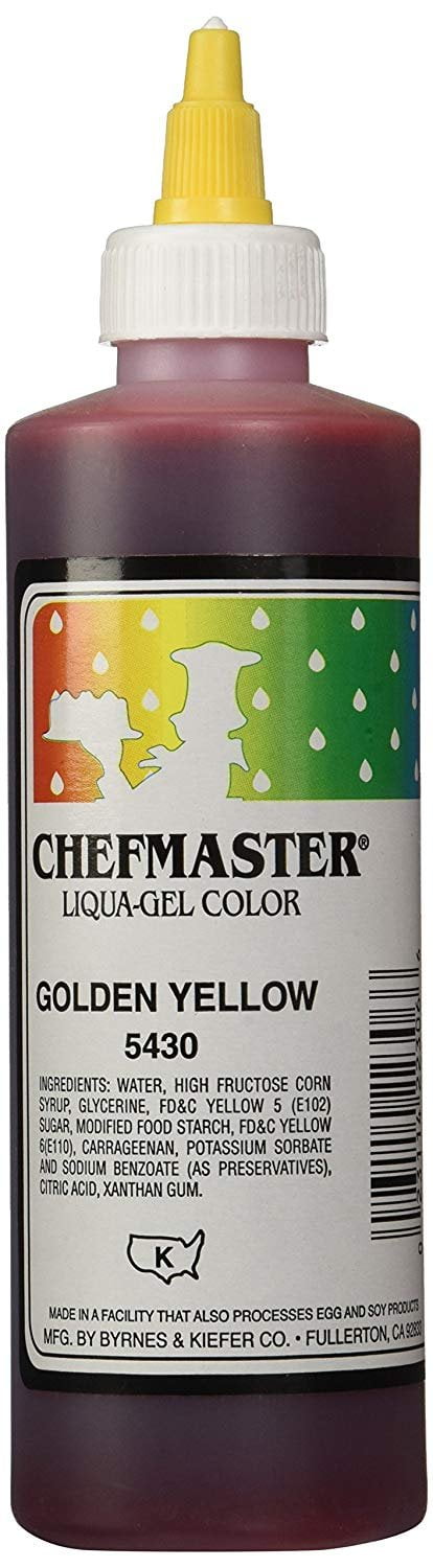 Chefmaster Liqua-Gel Food Color, 10.5-Ounce, Golden Yellow