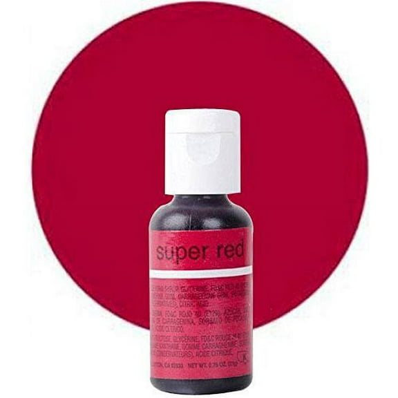 Chefmaster Liqua-Gel Super Red .70 oz CM5136