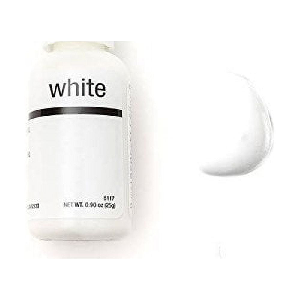 Chefmaster Liqua-Gel White .90 oz CM5117 - Walmart.com