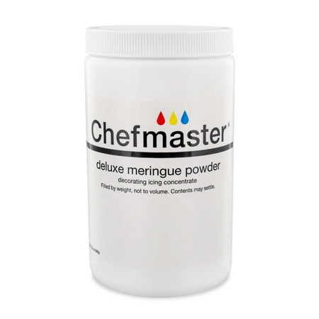 Chefmaster - Meringue Powder - Eggwhite Substitute - 20oz - Create Delicious Dessert Toppings, Stabilize Icing and Meringue - Made in the USA
