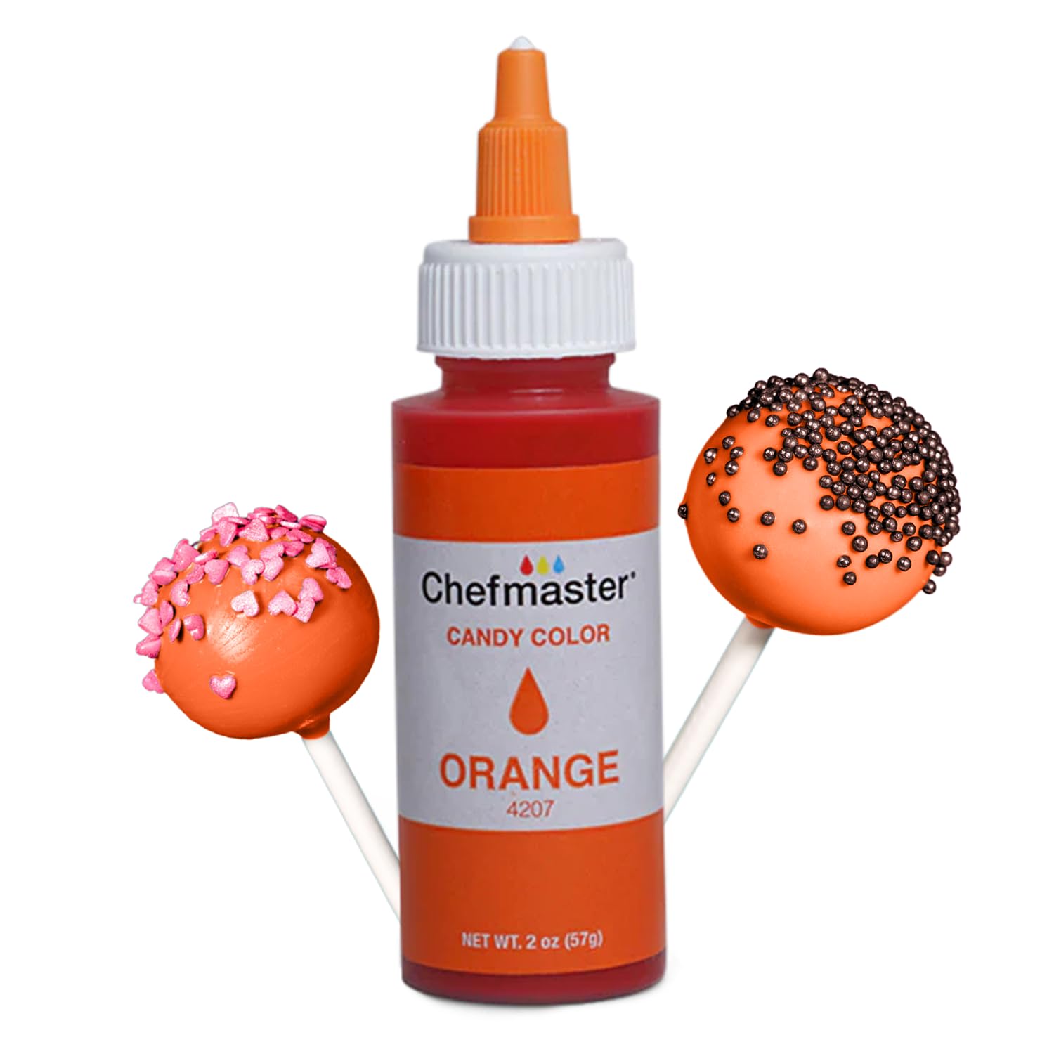 Chefmaster Orange Candy Color TrueTone Shades OilBased