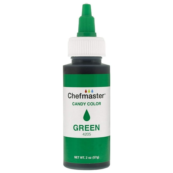 Chefmaster by US Cake Supply 2-Ounce Liquid Candy Food Color Color Green