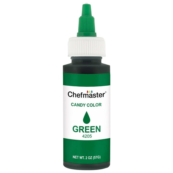 Chefmaster by US Cake Supply 2-Ounce Liquid Candy Food Color Color Green