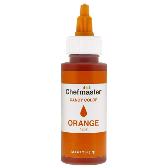 Chefmaster by US Cake Supply 2-Ounce Liquid Candy Food Color Color Orange