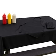 Chefmate 6 Piece Barbecue Accessory Set Ketchup Mustard Mayo Apron Table Cloth