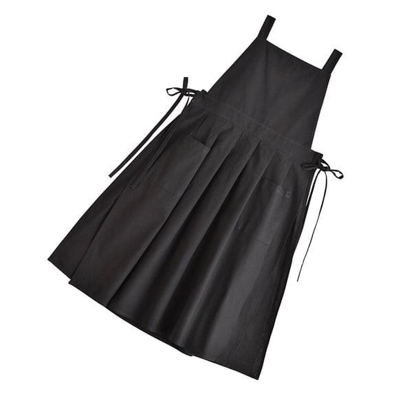 Chefs Apron Adjustable Kitchen Cooking Apron with Pockets Lovely Apron Dress Pinafore for Baking Gardening Painting