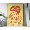 thumbnail image 1 of Chefs Bon Appetit Poster, Poster Print, Wall Decor, Food, Cooking, Chefs, Culinary, Kitchen Decor, Typography, Vintage, Home Decor Wall Art, Modern Wall Decor, 24x36 UNFRAMED, 1 of 2