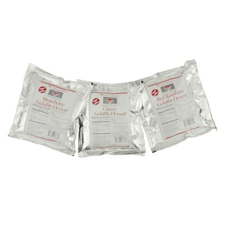 Chefs Companion Assorted Red Gelatin Mix, 24 Ounce, 12 Per Case