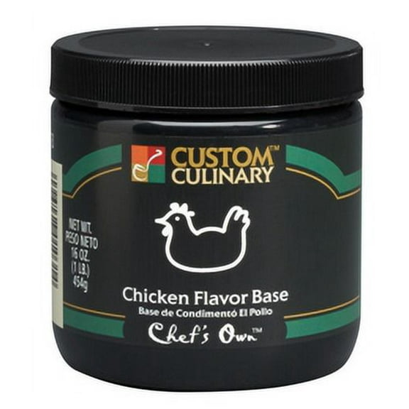 Chefs Own Chicken Flavored Granules Base Green, 1 Pound -- 12 Case
