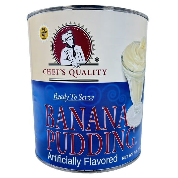 Chefs Quality Banana Pudding | Kosher | Ready to Serve | 7 lbs.