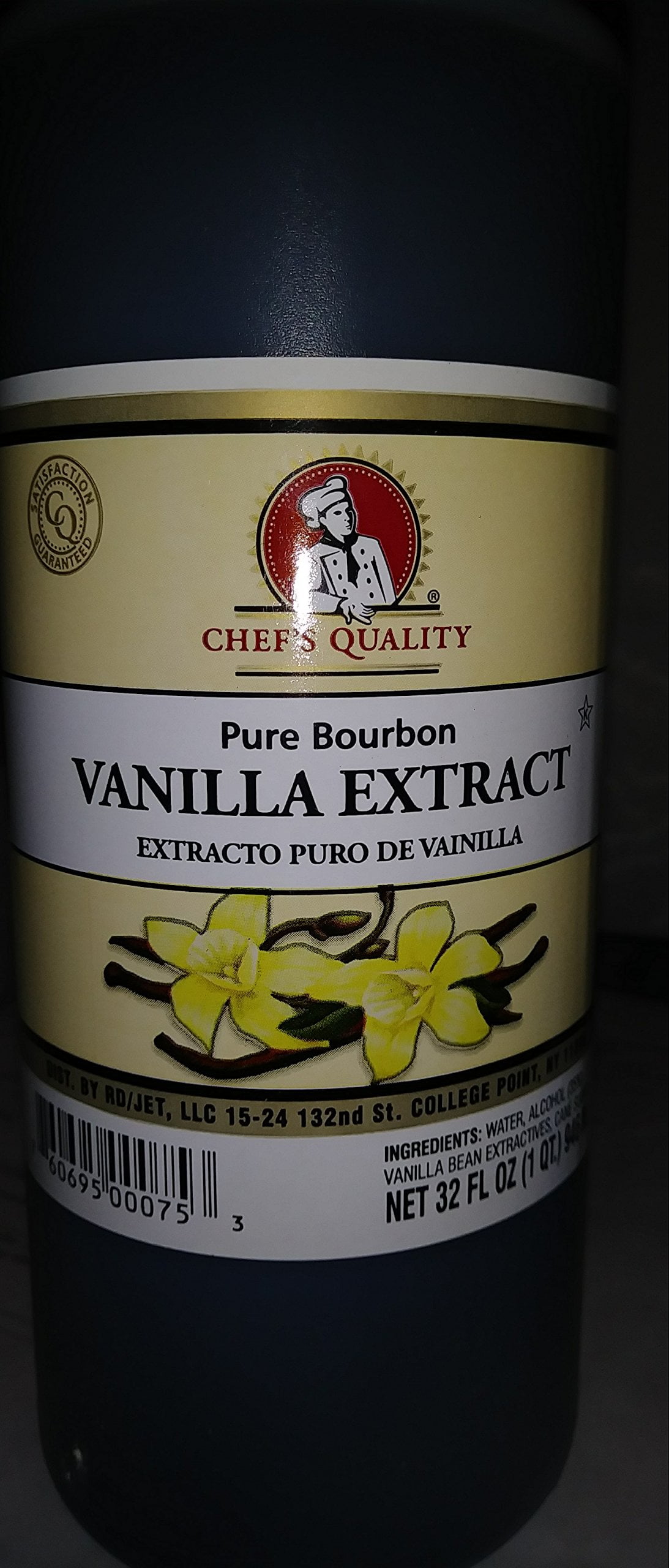 Chefs Quality Gold Pure Vanilla Extract, 2 Pound
