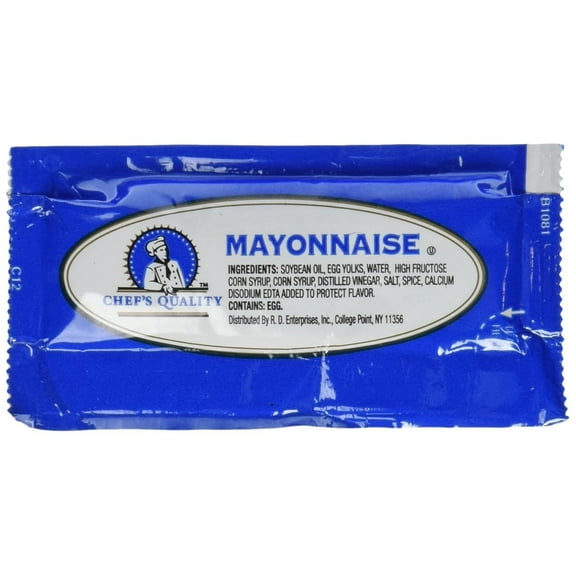 Chef's Quality Mayonnaise Packets 200 Count