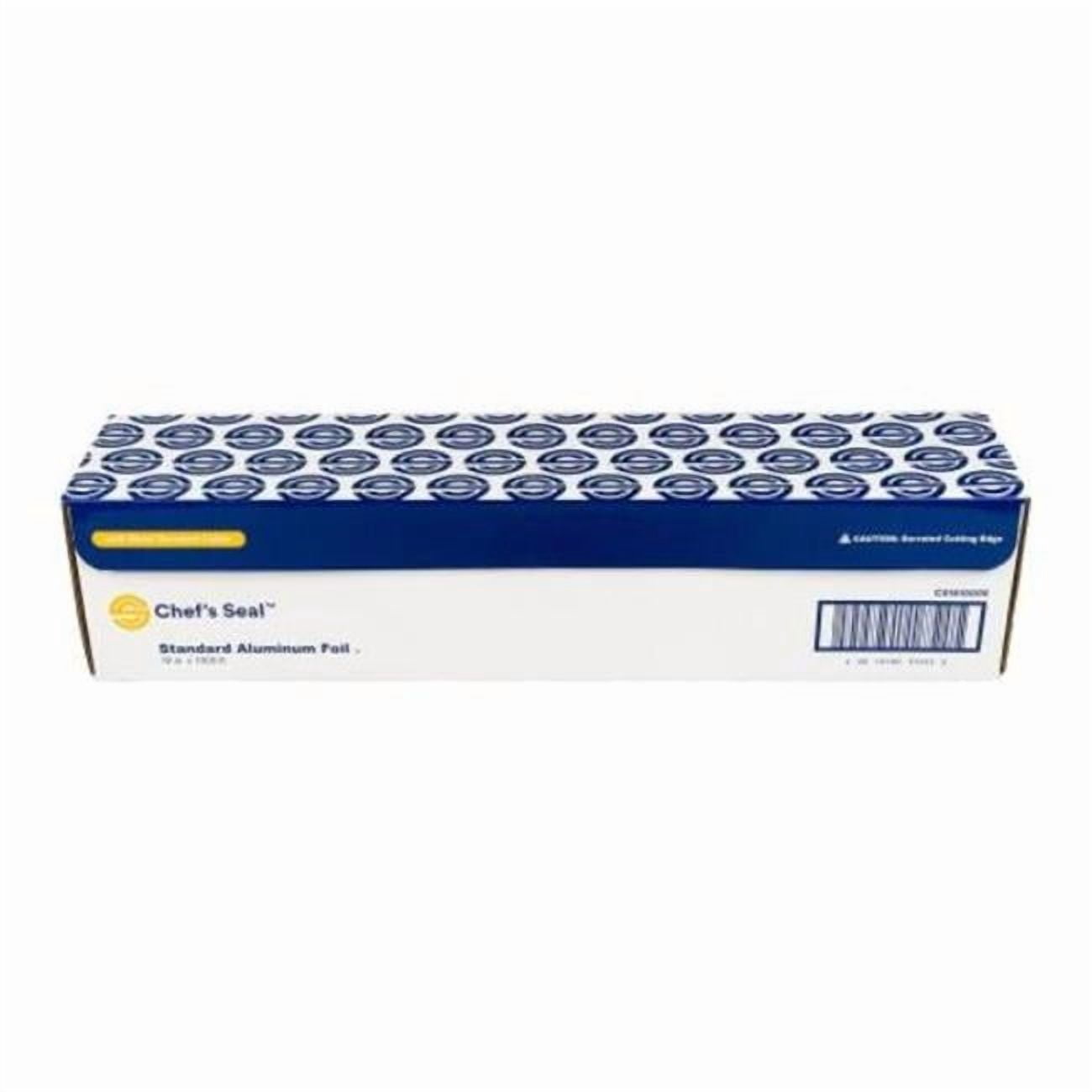 Chefs Seal CS181000S NJ 18 x 1000 in. Aluminum Standard Weight Roll Foil, Silver