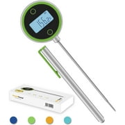 ChefsTemp Pocket Pro Instant Read Meat Thermometer for Grilling, Food, BBQ, Kitchen Cooking, Oil Deep Frying & Candy Lime Zest