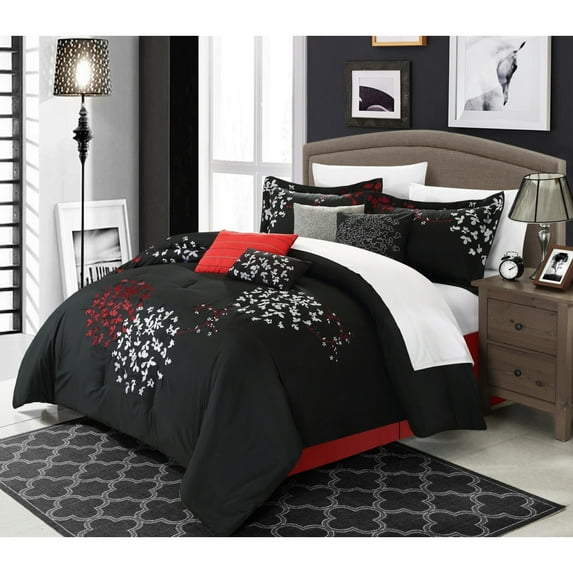 Cheila 8-Piece Embroidered Comforter Set