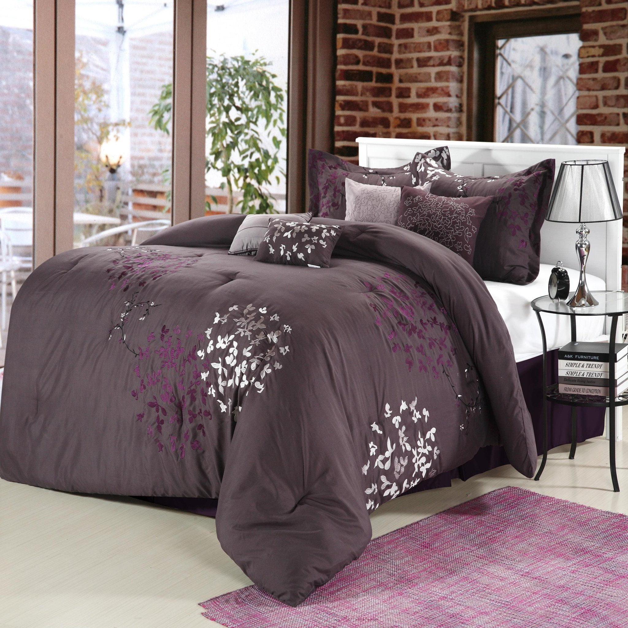 Plum bedding cheap