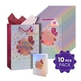 thumbnail image 1 of Cheinxy 10 Pcs 7"/11"/13" Happy Birthday Gift Bag with Tissue Paper and Greeting Card for Birthday Party,Birthday Gift Bag Set for Men Women Boys Girls, 1 of 6
