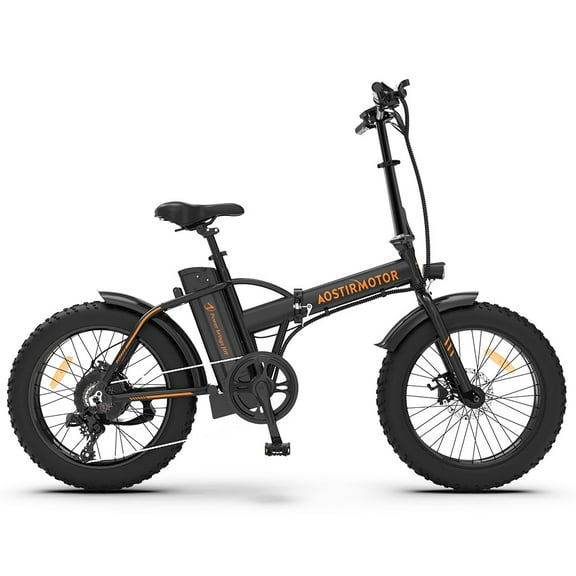 Cheipei Folding Electric Bike Ebike Bicycle 500W Motor 20" Fat Tire with 36V/13Ah Li-Battery Beach Snow Bicycle A20 Adult