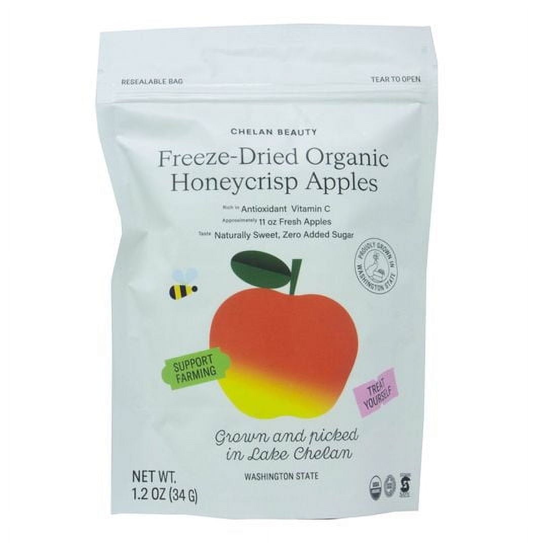 Chelan Beauty Apples Honeycrisp , Freeze Dried, Organic-1.2 oz