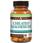 Chelated Magnesium Capsules - 90 Count - by Suzy Cohen, Rph