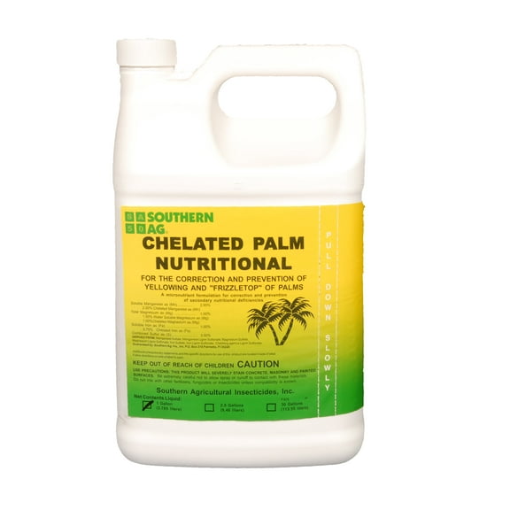 Chelated Palm Nutritional Concentrate - Corrects Nutritional Deficiencies - 128 fl oz bottle by Southern Ag