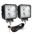 Chelhead LED Work Lights AIF4 for Truck Tractor, 28W 4 Inch Square Led