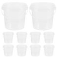 Chelige Ice Cream Container,10Pcs Ice Cream Container 1L Popcorn Bucket