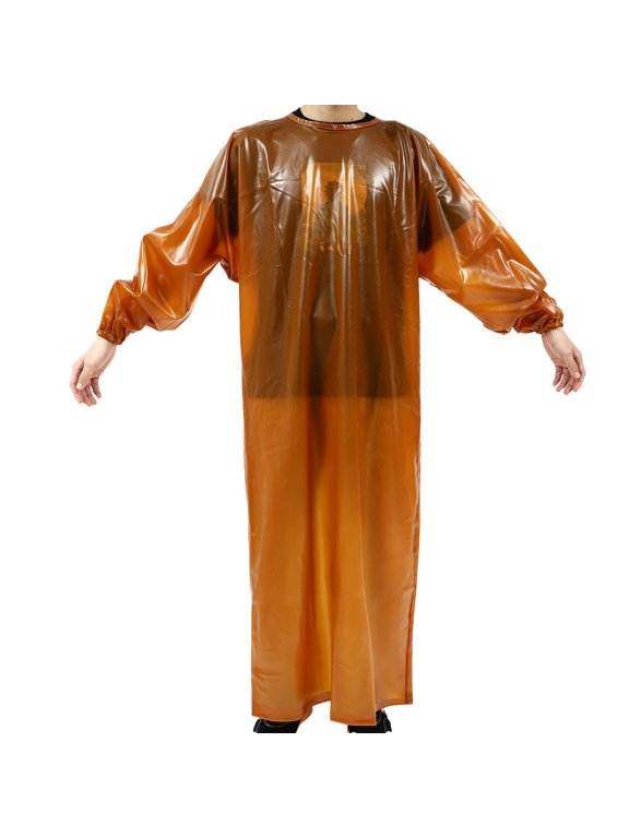 Toyvian Yellow PVC Elastic Smock Splash-Proof and Wear-Resistant for Factory