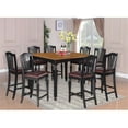 thumbnail image 1 of Chelsea 9PC Set with Gathering 54 in. square counter height table and 8 Faux Leather upholstered seat stools, 1 of 1