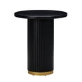 thumbnail image 1 of Chelsea Black Oak Entry Table, 1 of 6