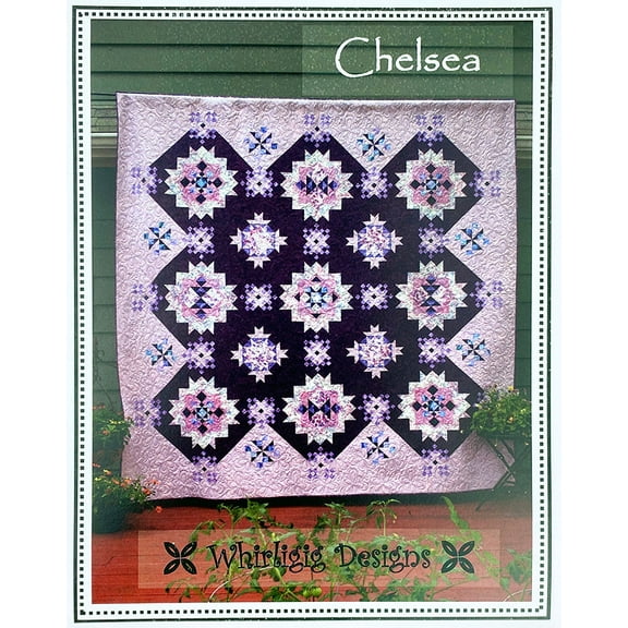 Chelsea Block of the Month Quilt Pattern by Whirligig Designs
