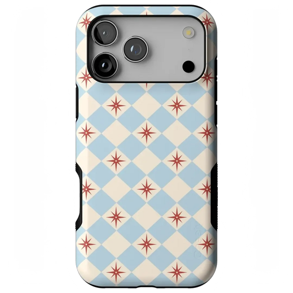 Chelsea Checker Starlight Tiles Phone Case with iPhone 17 to 11 Pro Max