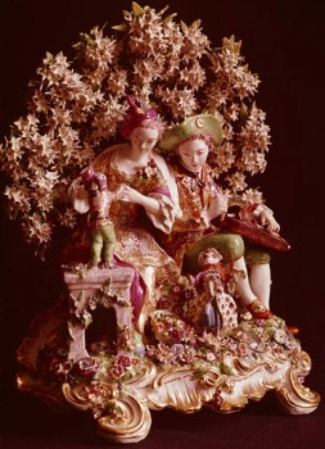 Chelsea China Figurines circa 1759-70 UK London London Museum Canvas Art -  (24 x 36)