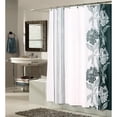 thumbnail image 1 of "Chelsea" Fabric Shower Curtain in Black, 1 of 3