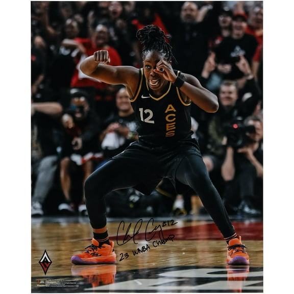 Chelsea Gray Las Vegas Aces 2023 WNBA Finals Champion Autographed 16" x 20" Action Photograph with "23 WNBA Champ" Inscription - Fanatics Authentic Certified