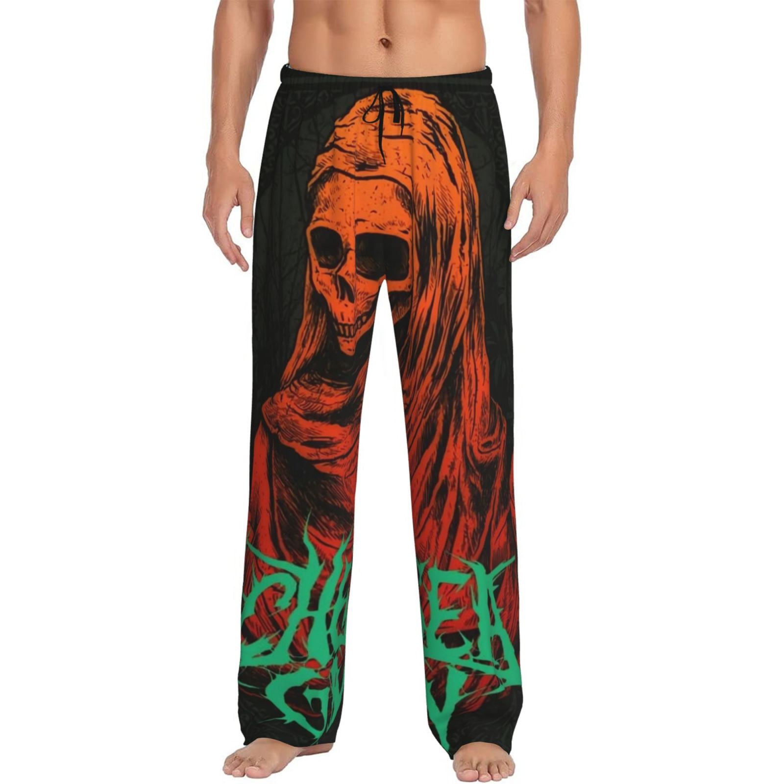 Fun Cartoon All-Over Print Casual Cropped Pants