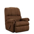 thumbnail image 1 of Chelsea Home Furniture 478700-FCH Grace Rocker Recliner, Flat Suede Chocolate, 1 of 1