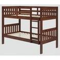 thumbnail image 1 of Chelsea Home Furniture Masion Twin Over Twin Mission Bunk Bed in Chocolate, 1 of 2