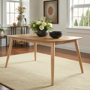iNSPIRE Q Arne Mid-Century Modern 63" Dining Table, Nature