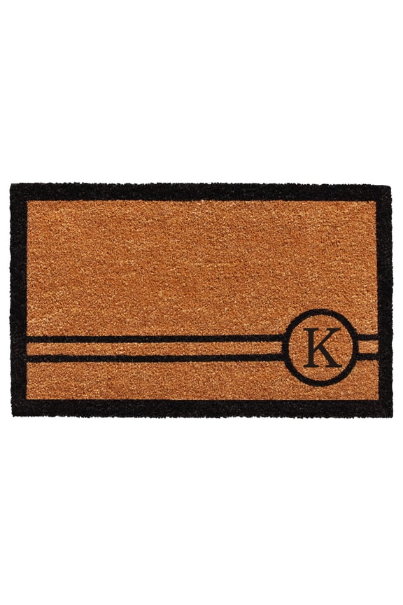 Chelsea Monogram Doormat (Letter K)