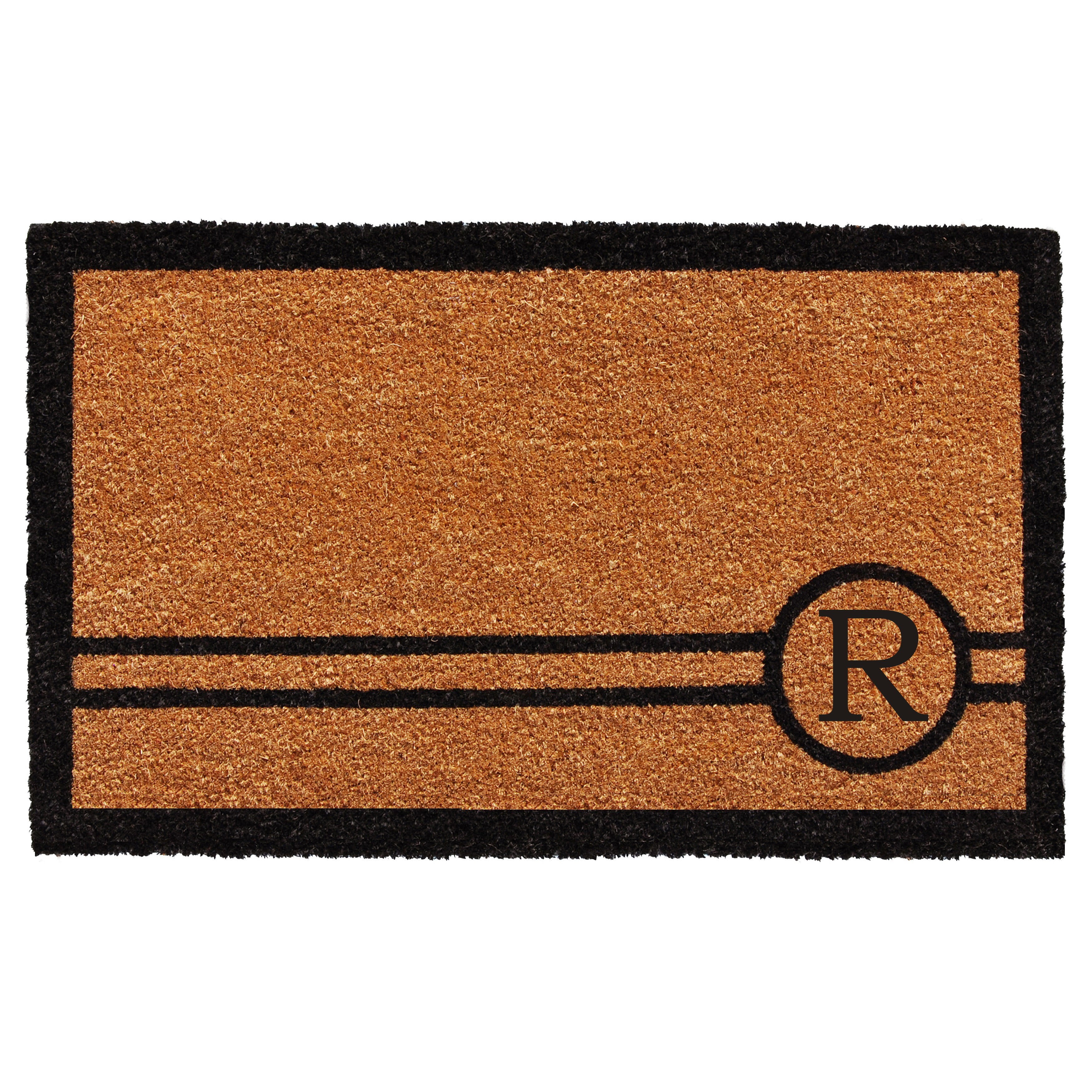 Chelsea Monogram Doormat (Letter R)
