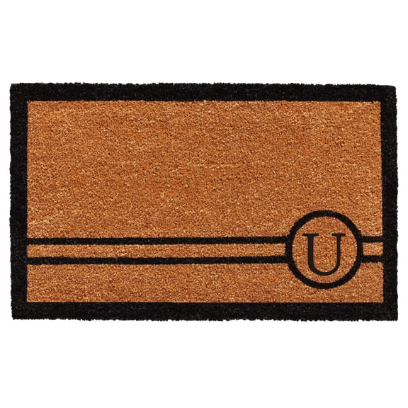Chelsea Monogram Doormat (Letter U)