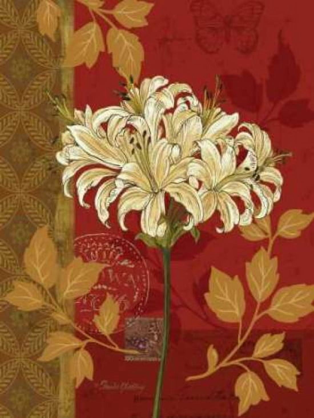 Chelsea Red I Canvas Art - Pamela Gladding (18 x 24)