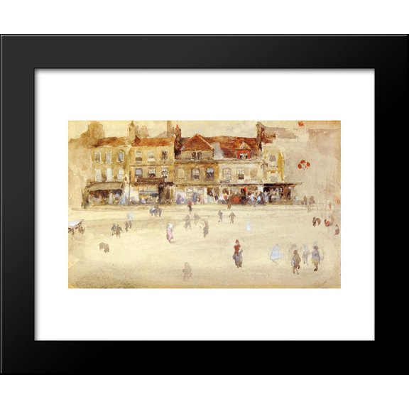 Chelsea Shops 20x24 Framed Art Print by James McNeill Whistler