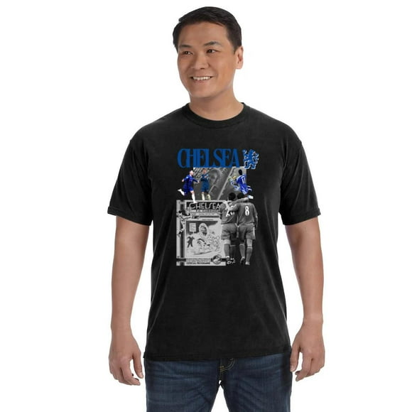 Chelsea Soccer Legends Drogba, Lampard, Hazard, Terry COMFORT COLOR T-SHIRT, for men & women, up to size 4XL