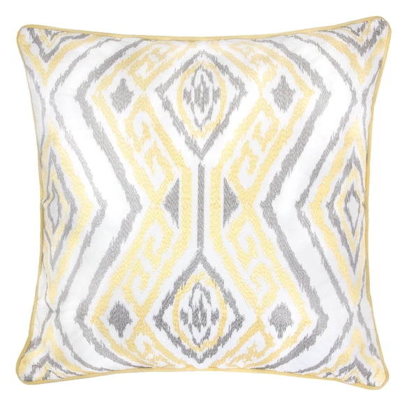 Chelsea Sunshine Abstract Polyester 20 in. x 20 in. Throw Pillow